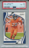 2021 Von Miller Panini Absolute PSA 8 #54 Denver Broncos 9397