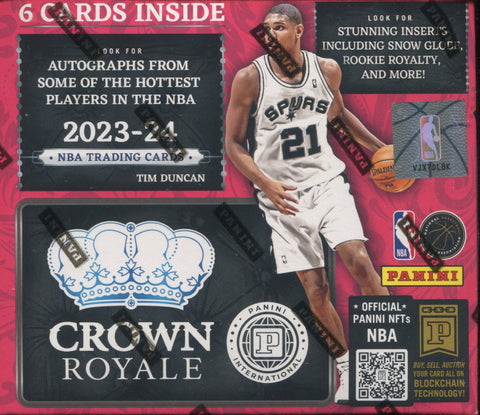2023-24 Panini Crown Royale Basketball International Hobby, Box