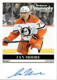 2025-26 Ian Moore Upper Deck Parkhurst PENWORKS ROOKIES AUTOGRAPH RC AUTO #PWR-IM Anaheim Ducks
