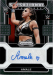 2022 Amale Panini Prizm WWE SENSATIONAL SIGNATURES AUTO AUTOGRAPH RC #SS-AML NXT