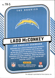 2024 Ladd McConkey Panini Donruss THE ROOKIES ROOKIE AUTO 213/299 AUTOGRAPH RC #TR-5 Los Angeles Chargers