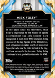 2020 Mick Foley Topps Chrome WWE GREEN REFRACTOR 96/99 #BL-14 WWE Legend