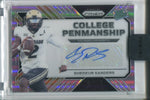2025 Shedeur Sanders Panini Prizm VIP RATED PROSPECT COLLEGE PENMANSHIP AUTO AUTOGRAPH #SS-XXX Cleveland Browns
