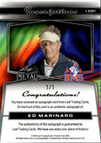 2024 Ed Marinaro Leaf Metal Blue Mountain State INSCRIPTION "COACH MARTY" AUTO ONE OF ONE 1/1 AUTOGRAPH #1-EM1