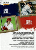 2018 Shohei Ohtani Babe Ruth Panini Diamond Kings PAST AND PRESENT ROOKIE RC #PP10 Angels Yankeess