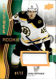 2023-24 Joona Koppanen Upper Deck Premier ROOKIE FIGHT STRAP 4/15 RC #108 Boston Bruins
