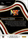 2022 Nikkita Lyons Panini Select WWE RINGSIDE ROOKIE RC #233 NXT 2.0