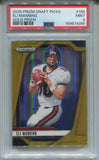2025 Eli Manning Panini Prizm Draft Picks GOLD PRIZM 08/10 PSA 9 #189 New York Giants 4395