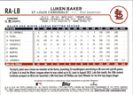 2024 Luken Baker Topps Chrome ROOKIE AUTO AUTOGRAPH RC #RA-LB St. Louis Cardinals 1