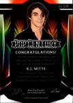 2023 R.J. Mitte Leaf Pop Century BLACK AUTO 01/12 AUTOGRAPH #BA-RJM Brking Bad