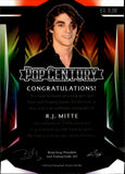 2023 R.J. Mitte Leaf Pop Century BLACK AUTO 01/12 AUTOGRAPH #BA-RJM Brking Bad