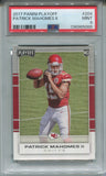 2017 Patrick Mahomes II Panini Playoff ROOKIE RC PSA 9 #204 Kansas City Chiefs 5088