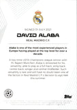 2022-23 David Alaba Topps Deco UEFA BLUE 22/49 #NNO Real Madrid C.F.