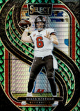 2024 Baker Mayfield Panini Select PREMIER LEVEL DRAGON SCALE PRIZM 21/81 #108 Tampa Bay Buccaneers