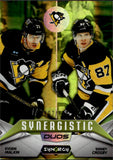 2024-25 Evgeni Malkin Sidney Crosby Upper Deck Synergy SYNERGISTIC DUOS 107/199 #SD-3 Pittsburgh Penguins