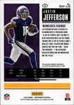 2020 Justin Jefferson Panini Contenders VARIATION GREEN FOIL ROOKIE TICKET JERSEY RELIC RC #RSV-JJE Minnesota Vikings