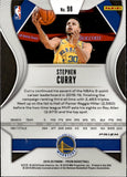2019-20 Stephen Curry Panini Prizm GREEN #98 Golden State Warriors