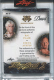 2026 Ric Flair Steve Austin Leaf Magnificence EMERALD GREEN FOIL DUOS DUAL AUTO 1/3 AUTOGRAPH #MD-20 WWE HOF