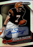 2025 Boomer Esiason Panini Prizm Black SILVER PRIZM SIGNATURES AUTOGRAPH AUTO #27 Cincinnati Bengals