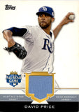 2012 David Price Topps Update ALL-STAR STITCHES JERSEY RELIC #AS-DP Tampa Bay Rays