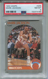 1990-91 Mark Jackson NBA Hoops MELENDEZ BROTHERS IN BACKGROUND PSA 8 #205 New York Knicks 4169