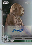 2023 Deep Roy as Yoda Autograph Topps Chrome Star Wars #51 AUTO