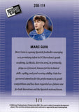 2024 Marc Guiu Leaf Press Pass Soccer #20B-114 1/1 PURPLE SHIMMER