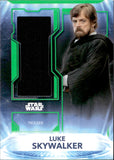 2021 Luke Skywalker Relic Topps Star Wars Battle Plans #FR-LS 65/99 GREEN SOURCED FABRIC RELIC