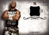2016 D-Von Dudley Topps Undisputed AUTHENTIC SHIRT RELIC 174/175 #UAR-DD