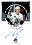 2024-25 Ryker Evans Upper Deck Sp Authentic UD AUTHENTICS AUTO Seattle Kraken #UDA-RE