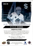 2024-25 Ryker Evans Upper Deck Sp Authentic UD AUTHENTICS AUTO Seattle Kraken #UDA-RE