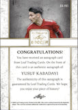 2024 Yusuf Kabadayi Autograph Leaf Ultimate Soccer #BA-YK1 6/7 ROOKIE AUTO