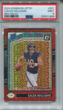 2024 Caleb Williams Panini Donruss Optic RED MOJO ROOKIE RC PSA 9 #201 CHICAGO BEARS 1489