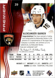 2023-24 Aleksander Barkov Upper Deck Premier AUTOGRAPHS AUTO Florida Panthers #39