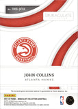 2021-22 John Collins Panini Immaculate GOLD PATCH 03/10 RELIC #IHS-JCH Atlanta Hawks