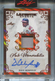 2025 Dave Winfield Leaf Ultimate JERSEY AUTO 14/25 AUTOGRAPH RELIC #AM-DW1 California Angels HOF