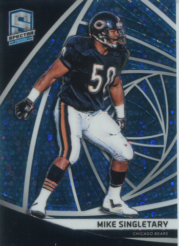 2019 Mike Singletary Panini Spectra NEON BLUE PRIZM 52/60 #143 Chicago Bears HOF