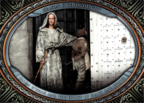 2022 Jaqen H'ghar and the House of Black and White Rittenhouse Game of Thrones THE COMPLETE SERIES VOLUME 2 GOLD 24/50 #43