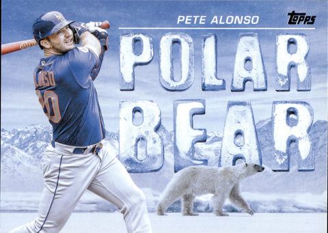 2023 Pete Alonso Topps Series 1 AKA POLAR BEAR #AKA-1 New York Mets