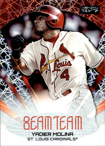 2014 Yadier Molina Topps Stadium Club BEAM TEAM #BT-12 St. Louis Cardinals 2