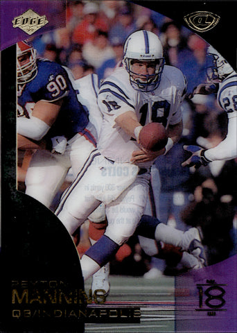 1999 Peyton Manning Collector's Edge Advantage SHOWTIME 123/500 #ST-10 Indianapolis Colts HOF