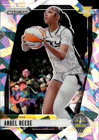 2024 Angel Reese Panini Prizm WNBA CRACKED ICE ROOKIE RC #10 Chicago Sky
