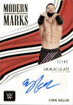 2023 Finn Balor Panini Immaculate Collection WWE MODERN MARKS AUTO 32/49 AUTOGRAPH #MM-FBL Monday Night Raw