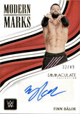 2023 Finn Balor Panini Immaculate Collection WWE MODERN MARKS AUTO 32/49 AUTOGRAPH #MM-FBL Monday Night Raw