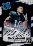 2017 Mack Hollins Donruss Optic RATED ROOKIE AUTO 119/150 AUTOGRAPH RC #161 Philadelphia Eagles
