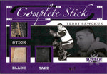 2021-22 Terry Sawchuk Leaf Lumber STICK BLADE TAPE TRIPLE 4/7 RELIC #CS-TS1 Detroit Red Wings HOF