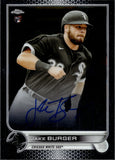 2022 Jake Burger Topps Chrome ROOKIE AUTO AUTOGRAPH RC #RA-JB Chicago White Sox