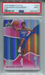 2018-19 Shai Gilgeous-Alexander Panini Status RED ROOKIE RC PSA 9 #156 Los Angeles Clippers 8524