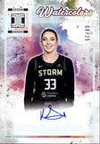 2025 Katie Lou Samuelson Panini Impeccable WNBA HOLO SILVER WATERCOLOR SIGNATURES AUTO 08/25 AUTOGRAPH #WC-KL Seattle Storm