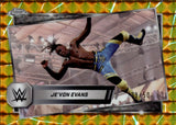 2025 Je'Von Evans Topps Chrome GOLD GEOMETRIC REFRACTOR 39/50 #183 NXT